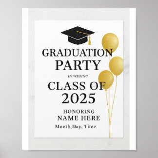Hoed af voor de klas van 2025" poster