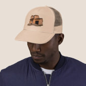 HOED CONSTRUCTIE HOED BEIGE AANPASSEN TRUCKER PET (In situ)