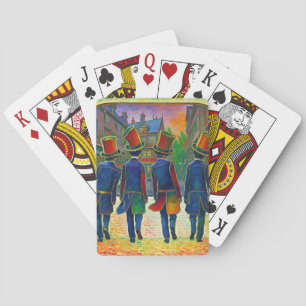 Hoed ontwerp pokerkaarten