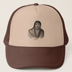 Hoed van Amerikaanse Indianen Trucker Pet