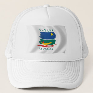 Hoed van de vlag van Frans-Guyana Trucker Pet