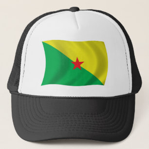Hoed van de vlag van Frans-Guyana Trucker Pet