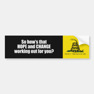 Hoedjes die hopen en veranderen die voor jou werke bumpersticker