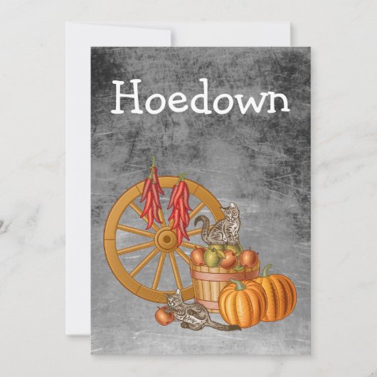 Hoedown Kaart (Voorkant)