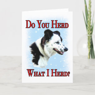 Hoedt u? feestdagen kaart