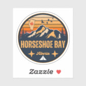 Hoefijzer Bay, Alberta Sticker (Vel)
