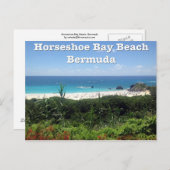 Hoefijzer Bay Beach, Bermuda Briefkaart (Voorkant / Achterkant)