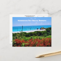 Hoefijzer Bay Beach, Bermuda Briefkaart
