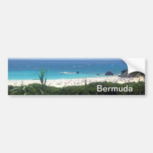 Hoefijzer Bay Beach, Bermuda Bumpersticker