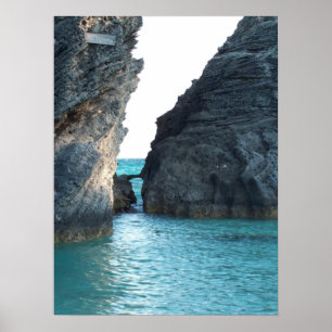 Hoefijzer Beach Bermuda Poster