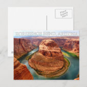 Hoefijzer Bend Arizona Glen Canyon Briefkaart (Voorkant / Achterkant)