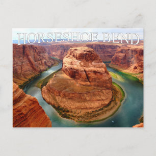 Hoefijzer Bend Arizona Glen Canyon Briefkaart