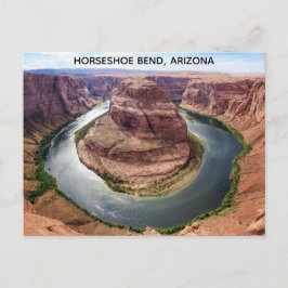 Hoefijzer Bend Arizona Travel Photo Briefkaart