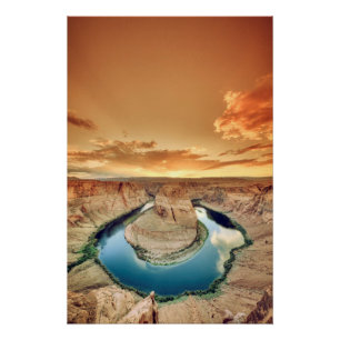 Hoefijzer Bend Caynon Perfect Poster