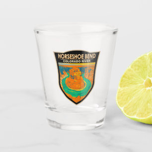 Hoefijzer Bend Colorado Vintage Shot Glas