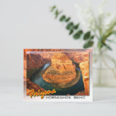 Hoefijzer Bend near Page, Arizona Briefkaart (Staand voorkant)