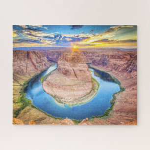 Hoefijzer Bend, Page, Arizona, Verenigde Staten Legpuzzel