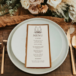 Hoefijzer & Bloemen Western Country Boho Wedding Menu