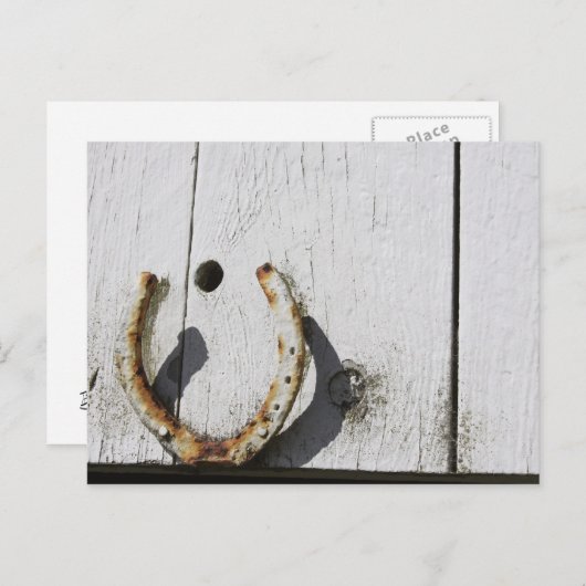 Hoefijzer Briefkaart (Voorkant / Achterkant)