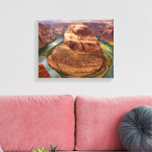 Hoefijzer buigen canvas afdruk (Insitu (Woonkamer))