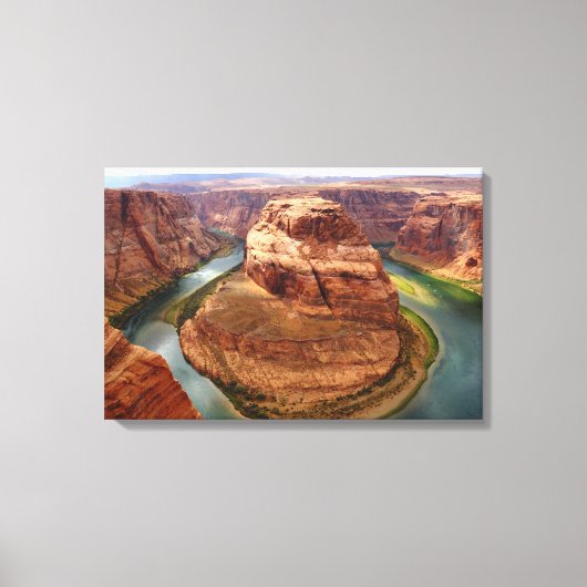 Hoefijzer buigen canvas afdruk (Voorkant)