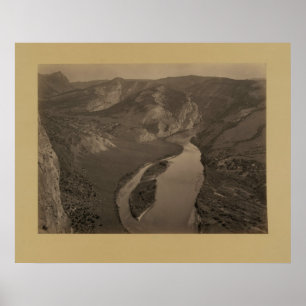 Hoefijzer Canyon, Green River, 1872 Poster