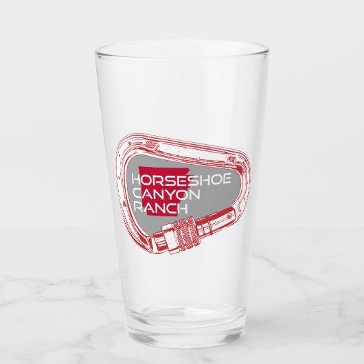 Hoefijzer Canyon Ranch Arkansas Glas (Voorkant)