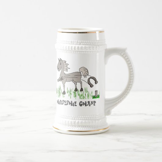 hoefijzer champ bierpul (Rechts)