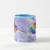 Hoefijzer Crab Foil-ontwerp Mok (Midden)