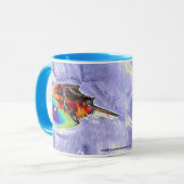 Hoefijzer Crab Foil-ontwerp Mok (Voorkant links)