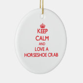 Hoefijzer Crab Keramisch Ornament (Rechts)