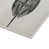 Hoefijzer Crab King Crabs Sjabloon Snijplank (Hoek)