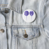 Hoefijzer Crab Ronde Button 5,7 Cm (In situ)