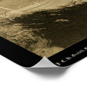 Hoefijzer Curve Buckhorn Mountain SD 1891 Poster (Hoek)