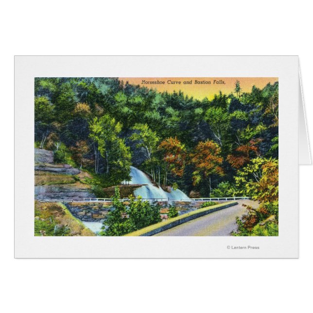 Hoefijzer Curve Uitzicht van de Herfsten van de Ba (Voorkant Horizontaal)