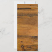 Hoefijzer en parels Westerne Ranch Wedding Kaart (Achterkant)