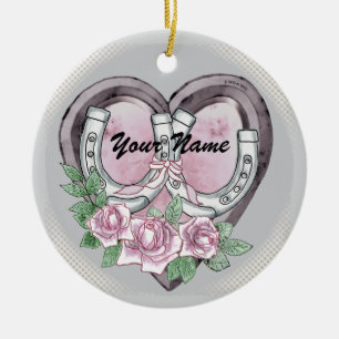 Hoefijzer Hearts aangepaste ornamenten