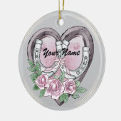 Hoefijzer Hearts aangepaste ornamenten (Links)