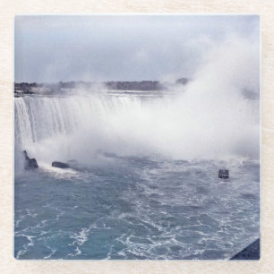 Hoefijzer Herfsten Glazen Onderzetter