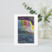 Hoefijzer Herfsten verlicht bij nacht Briefkaart (Staand voorkant)