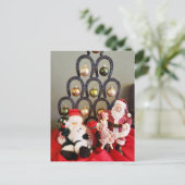 Hoefijzer kerstboom Sinterklaasfotografie Briefkaart (Staand voorkant)