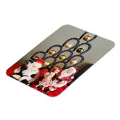 Hoefijzer kerstboom Sinterklaasfotografie Magneet (Linkerzijde)