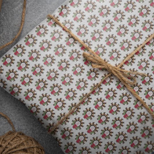 Hoefijzer kerstmis tissuepapier