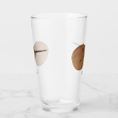 Hoefijzer krab cartoon illustratie glas (Rechts)