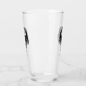 Hoefijzer krab in tribale Tattoo stijl Glas (Links)