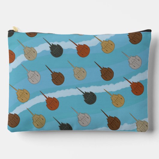 Hoefijzer Krab Ocean Waves Etui (Voorkant)