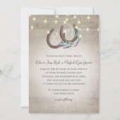 Hoefijzer Monogram Lavender en Sage Waterverf Kaart (Voorkant)