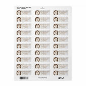 Hoefijzer Monogram Return Label (Full Sheet)