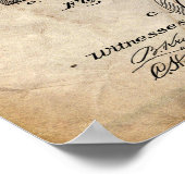 Hoefijzer Patent Poster (Hoek)