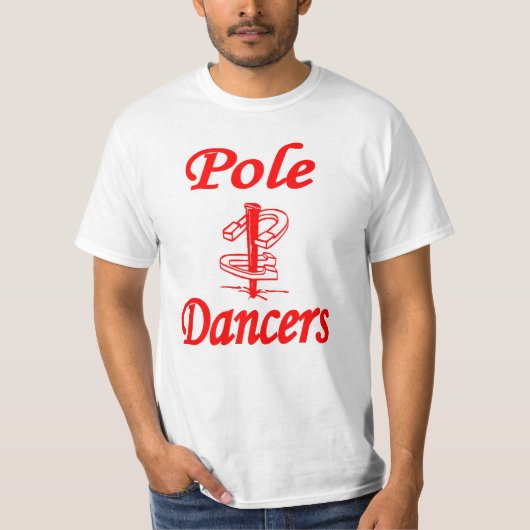 hoefijzer Pitching Value T-shirt-pooldansers T-shirt (Voorkant)